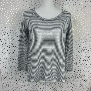 James Perse Striped Pullover